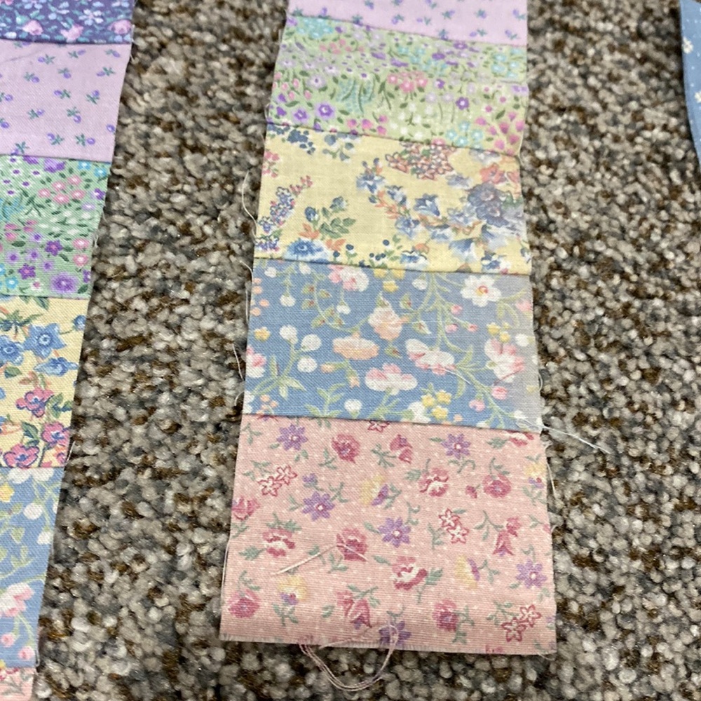 Vintage Colorful Quilting Fabric Squares & Strips! - Picture 3 of 7